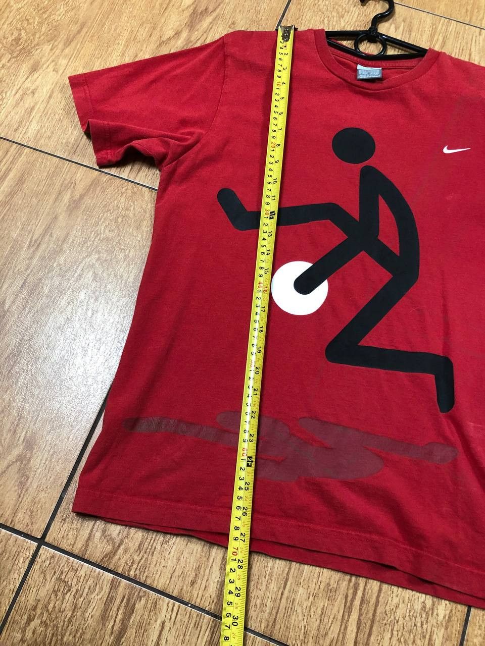 Nike Crazy Y2K big print red T-Shirt NIKE streetwear Size US M / EU 48-50 / 2 - 15 Thumbnail