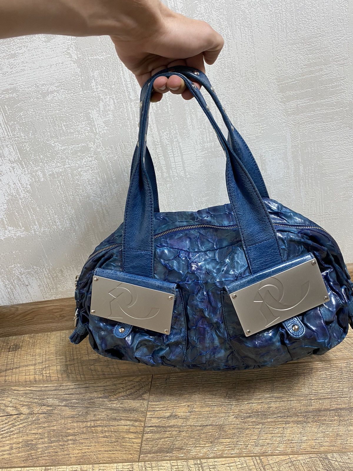 Other Ripani Made in Italy Bag. Blue Leather Size ONE SIZE - 4 Thumbnail