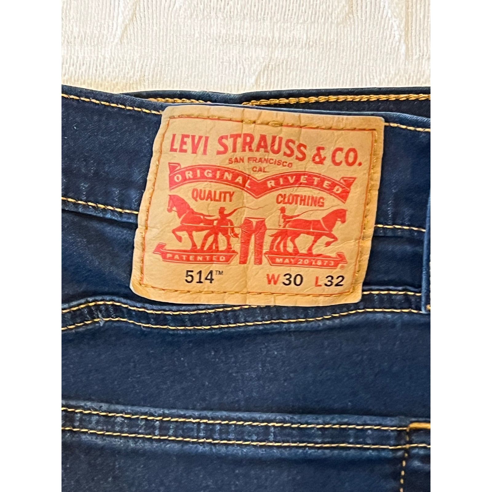 Levi's Levi's 514 Straight Leg Jeans Mens 30x32 Size US 30 / EU 46 - 3 Thumbnail