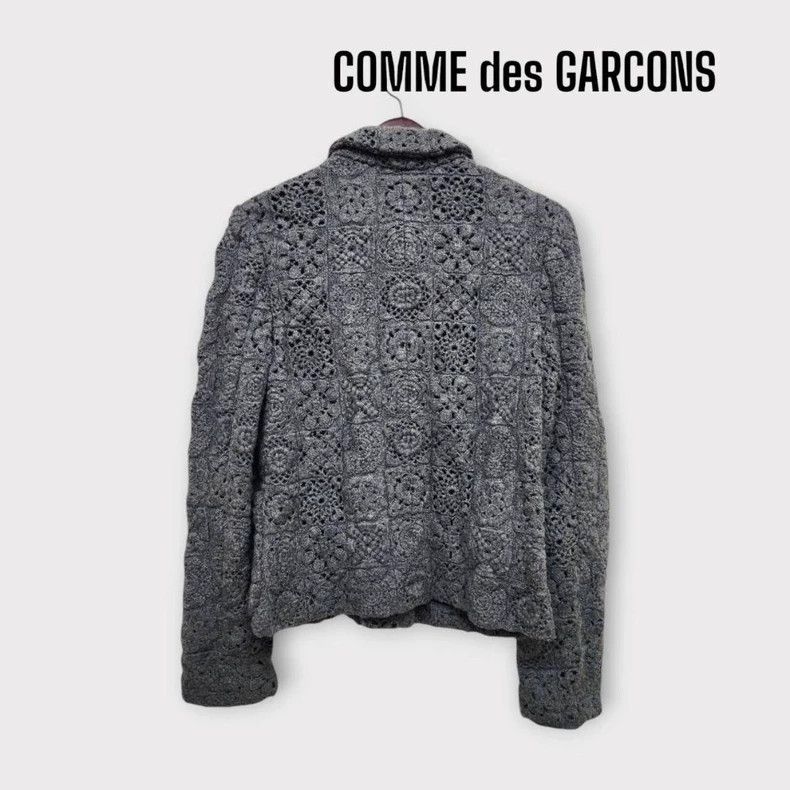 Other Comme Des Garcons Crochet knit cardigan jacket Size L / US 10 / IT 46 - 2 Thumbnail