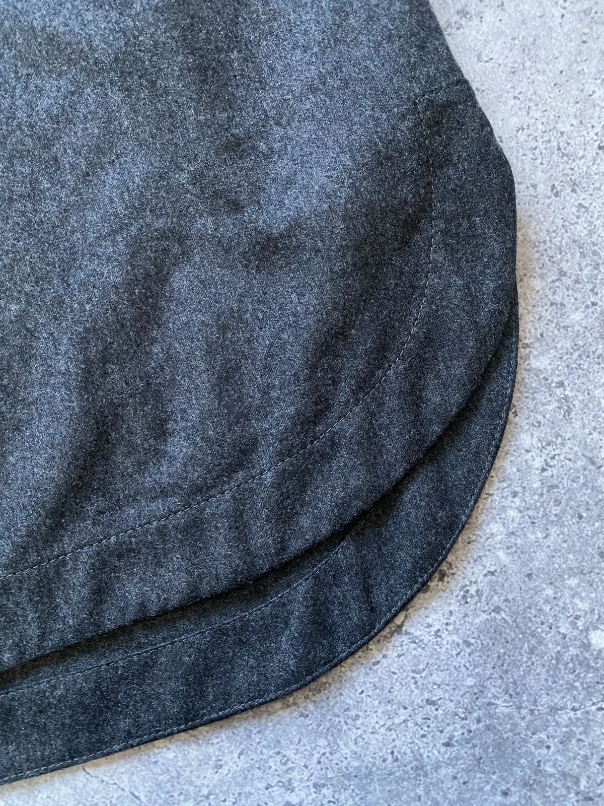 Brunello Cucinelli Brunello Cucinelli Humanity Women’s Gray Wool Dress Luxury Size L / US 10 / IT 46 - 13 Thumbnail