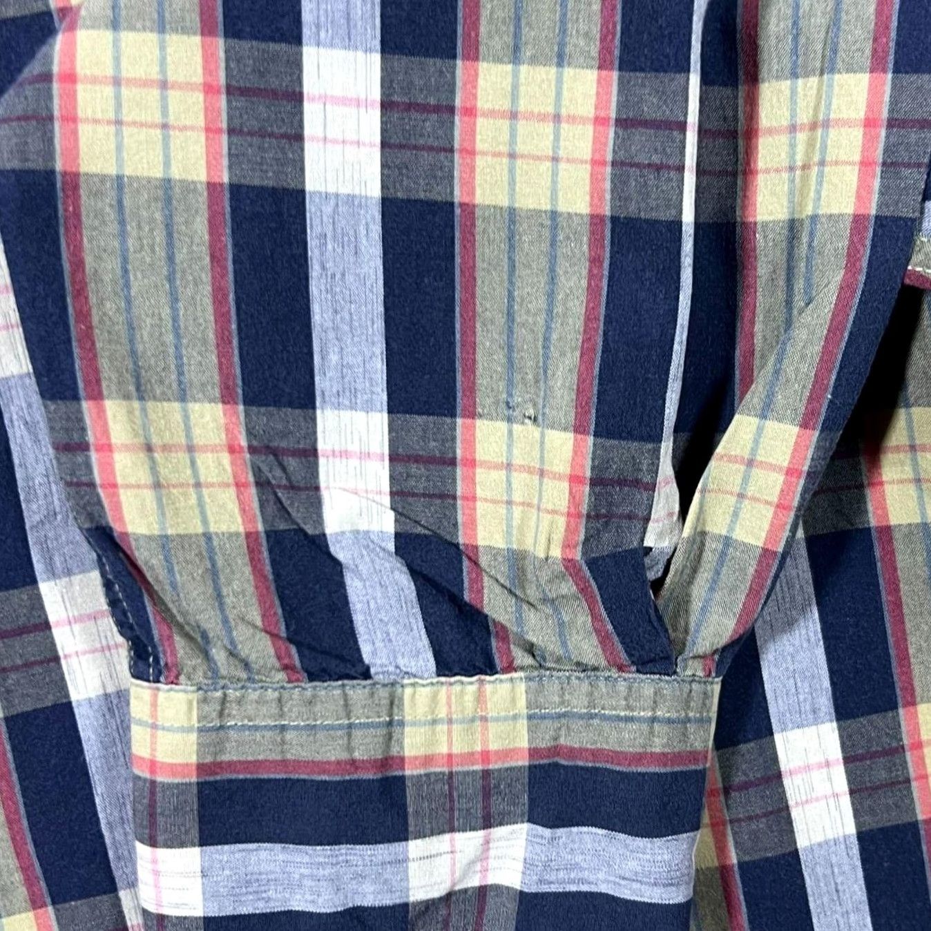 Timberland VINTAGE Timberland Shirt Baseball Collar Long Sleeve Cotton Multicoloured Plaid Check L XL Men Size US L / EU 52-54 / 3 - 6 Thumbnail