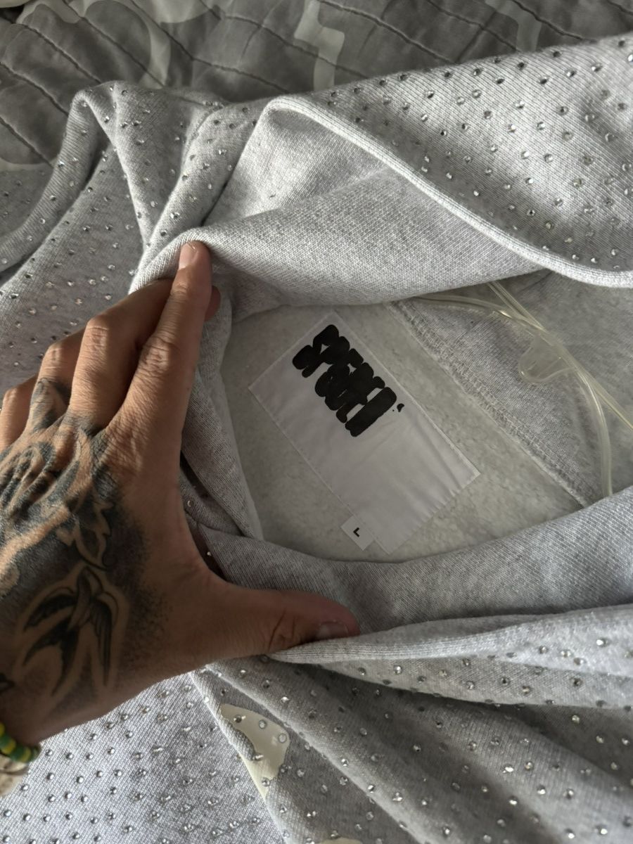 Sp5der Sp5der VVS Hoodie Grey Size US L / EU 52-54 / 3 - 3 Thumbnail