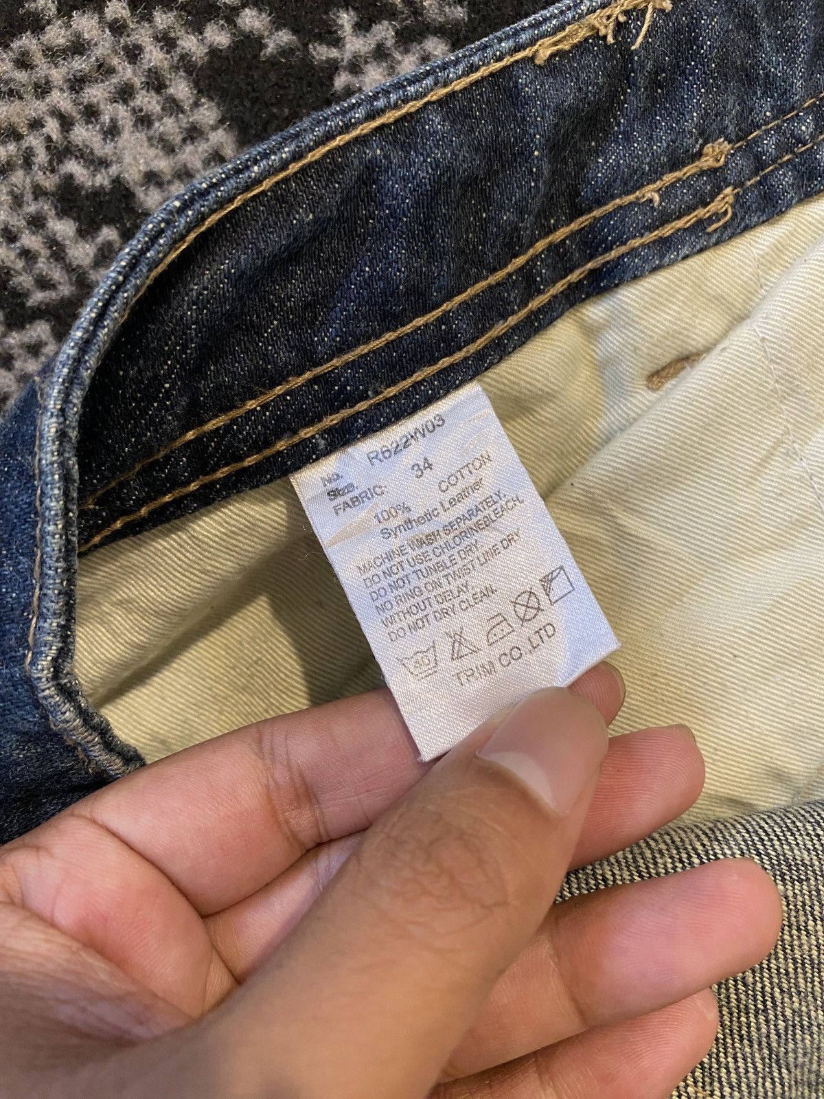 Japanese Brand Fuga Denim Zip Vintage Denim Jeans Size US 34 / EU 50 - 13 Thumbnail
