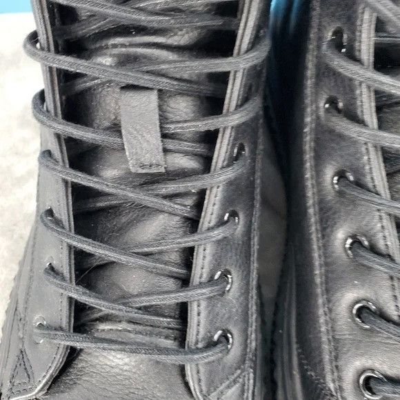 Steve Madden Steve Madden P-Darth men's black Leather high top sneaker/Sh Size US 11 / EU 44 - 7 Thumbnail