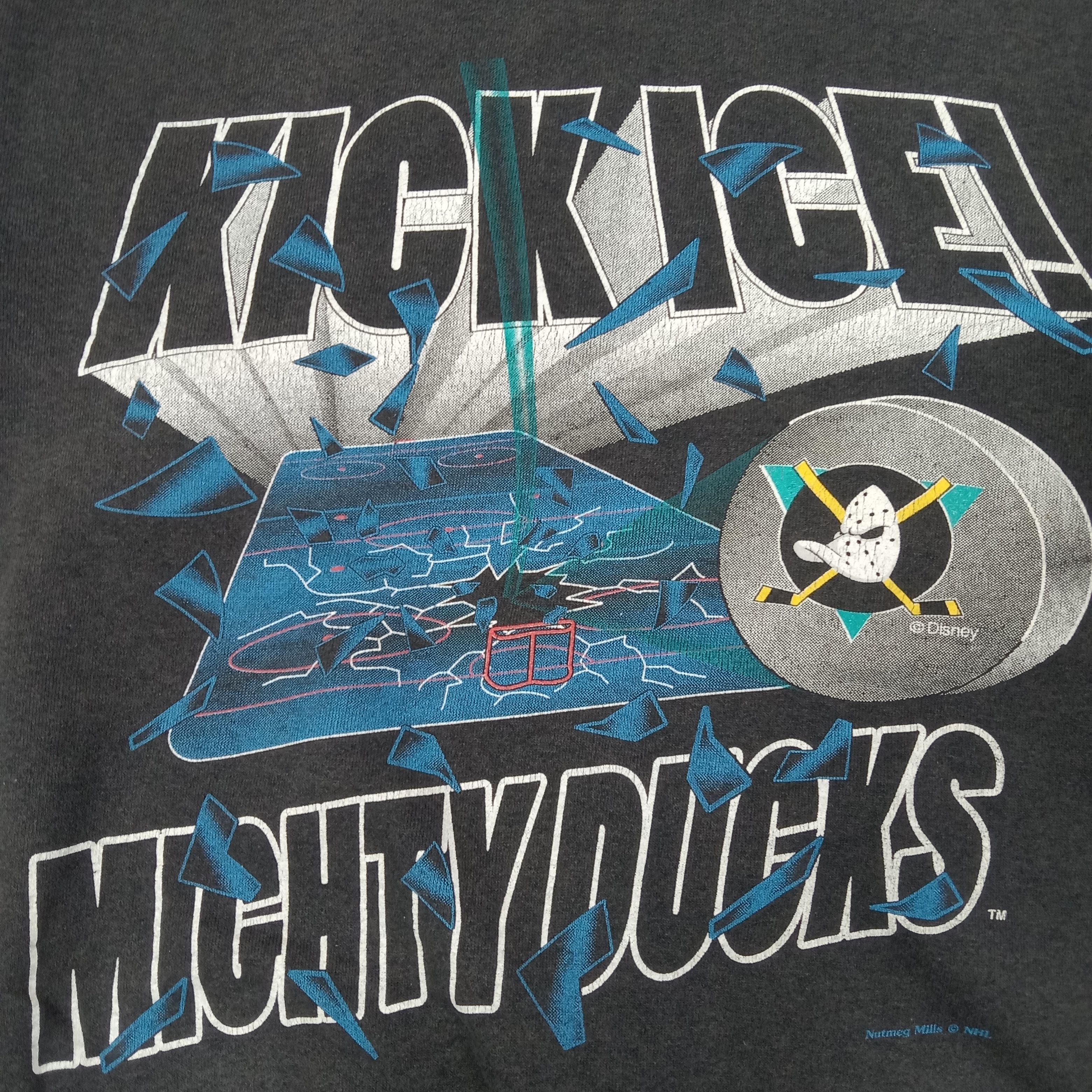 Nutmeg Nutmeg Mighty Duck Kick Ice NHL Sweatshirt C261N17 Size US L / EU 52-54 / 3 - 2 Thumbnail
