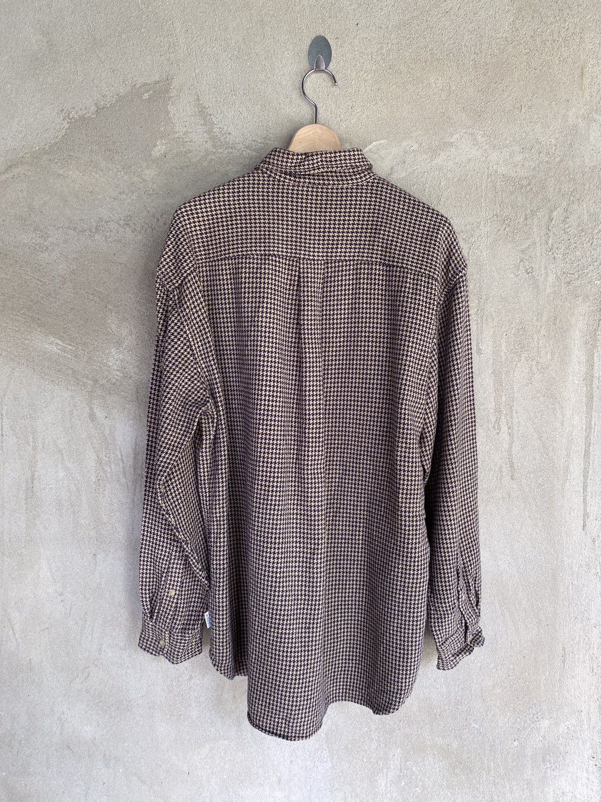 J.Crew Vintage J.Crew Rare Design Flannel Shirt Button Up Size US L / EU 52-54 / 3 - 7 Thumbnail