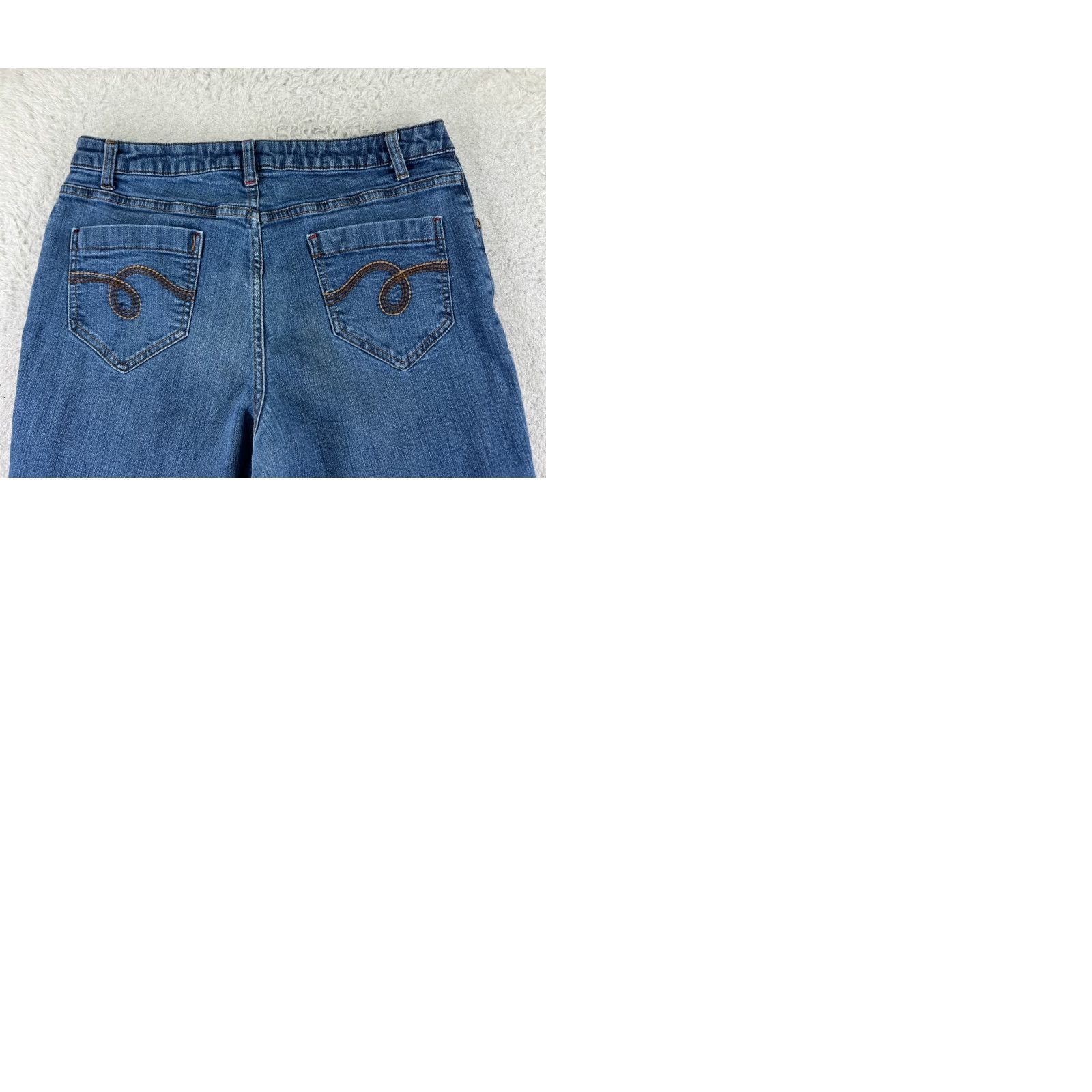Vintage Smiths Jeans Women Jeans Bootcut Mid Rise 29x29 Blue Denim Cotton Blend 10 Regular 5-Pocket Size 32" / US 10 / IT 46 - 10 Thumbnail