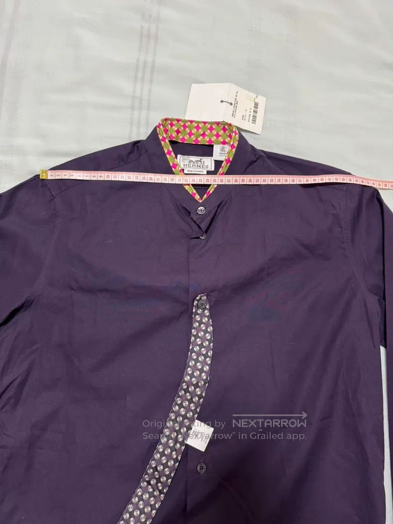 Hermes Hermes size 39 Shirt with special collar design, two silk c Size US M / EU 48-50 / 2 - 3 Thumbnail