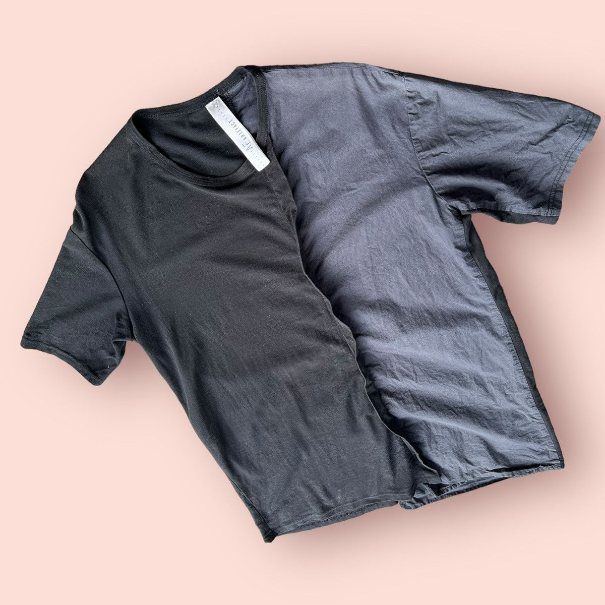 A.F Artefact × Artefact × Japanese Brand A.F ARTEFACT SWITCHING PATTERN 2 TONE T-SHIRT Size US L / EU 52-54 / 3 - 8 Thumbnail