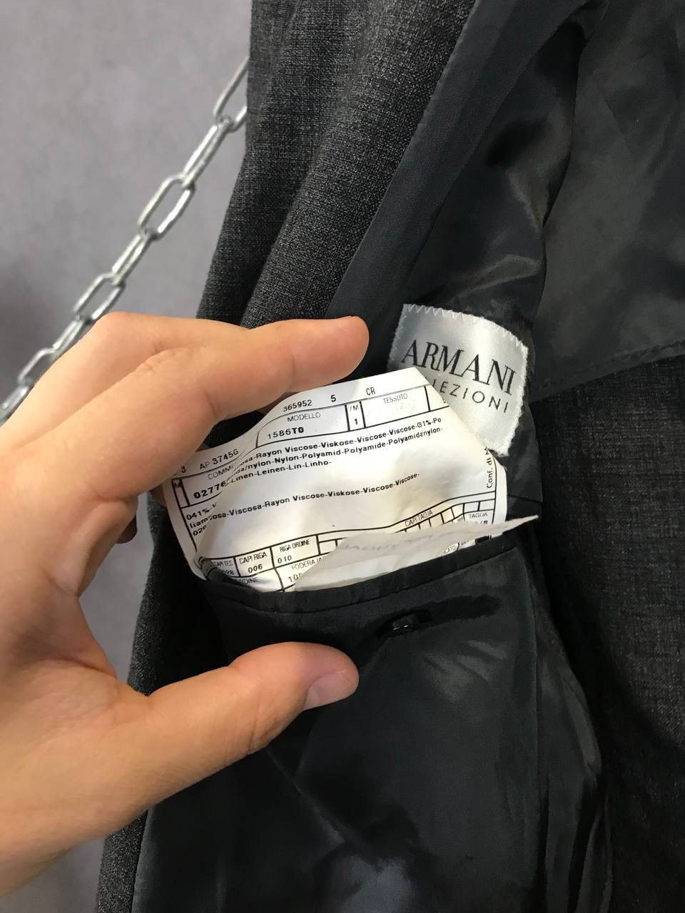 Armani Armani Collezioni luxury designer blazer Size 50R - 6 Thumbnail
