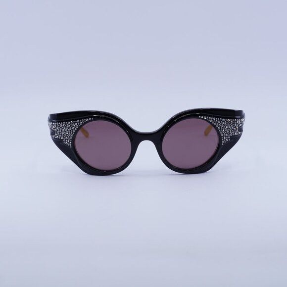 Gucci 🕶️ New Gucci GG1327S 001 Sunglasses - Shiny Black Size ONE SIZE - 2 Thumbnail