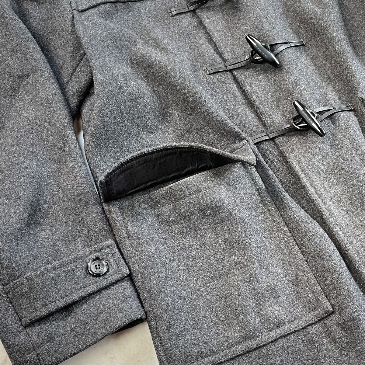 Coach Coach New York Wool Grey Perfect Heavy Duffle Pea Coat Size US L / EU 52-54 / 3 - 15 Thumbnail