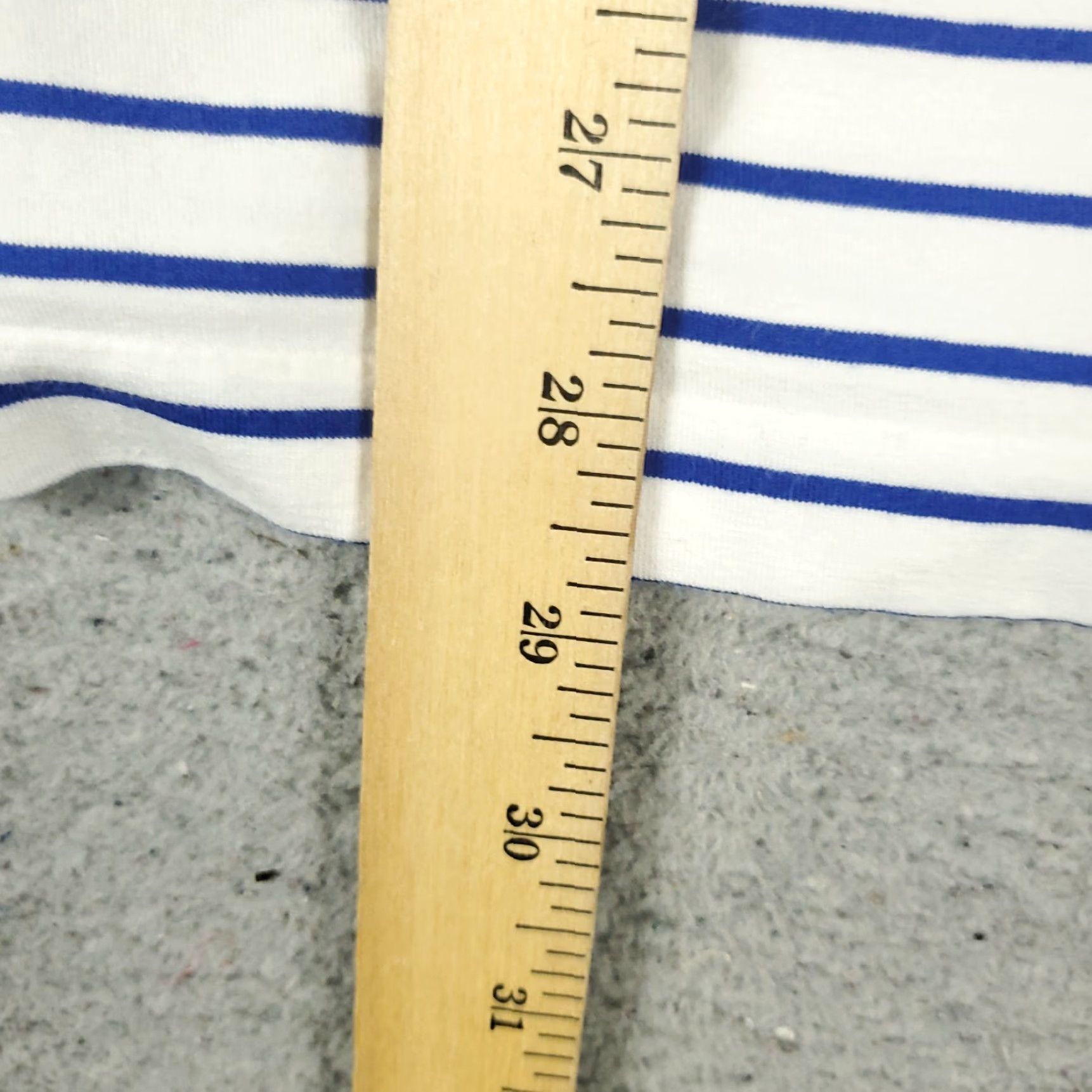 Ralph Lauren Ralph Lauren Polo Shirt Mens Large White Blue Striped Short Sleeve Activewear Size US L / EU 52-54 / 3 - 6 Thumbnail