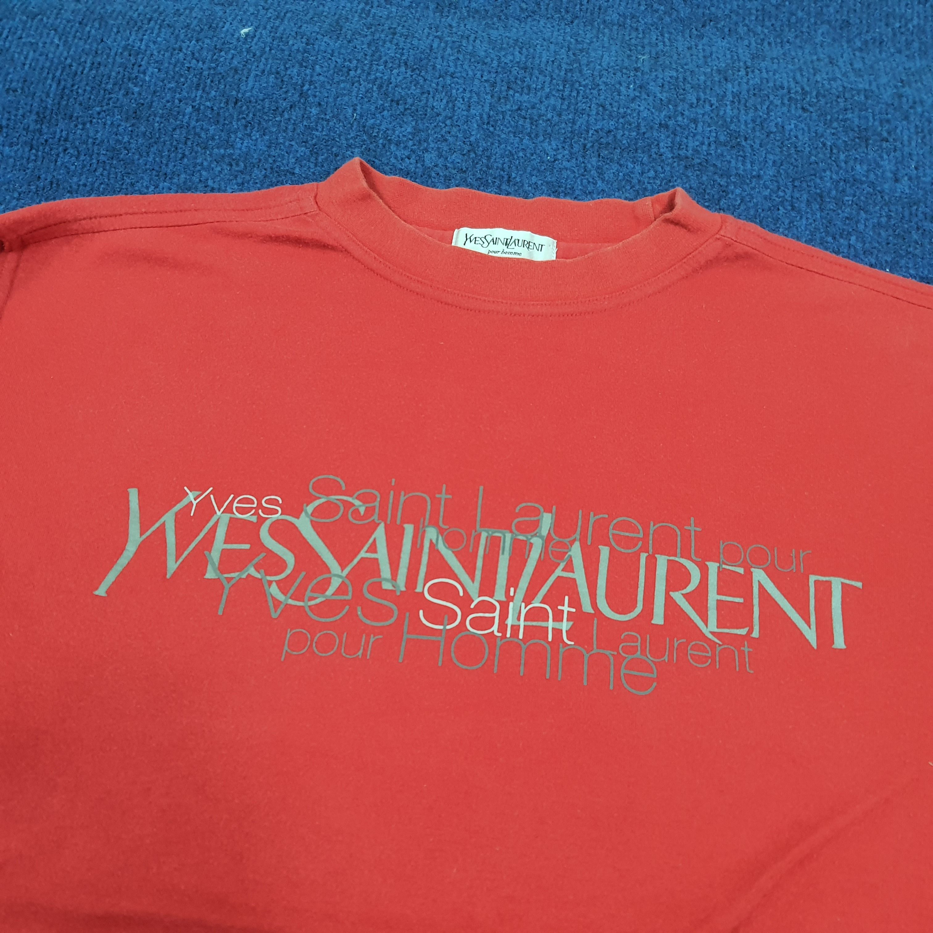 Yves Saint Laurent Vintage Yves Saint Laurent YSL Long Sleeve Tshirt C239N44 Size US L / EU 52-54 / 3 - 2 Thumbnail