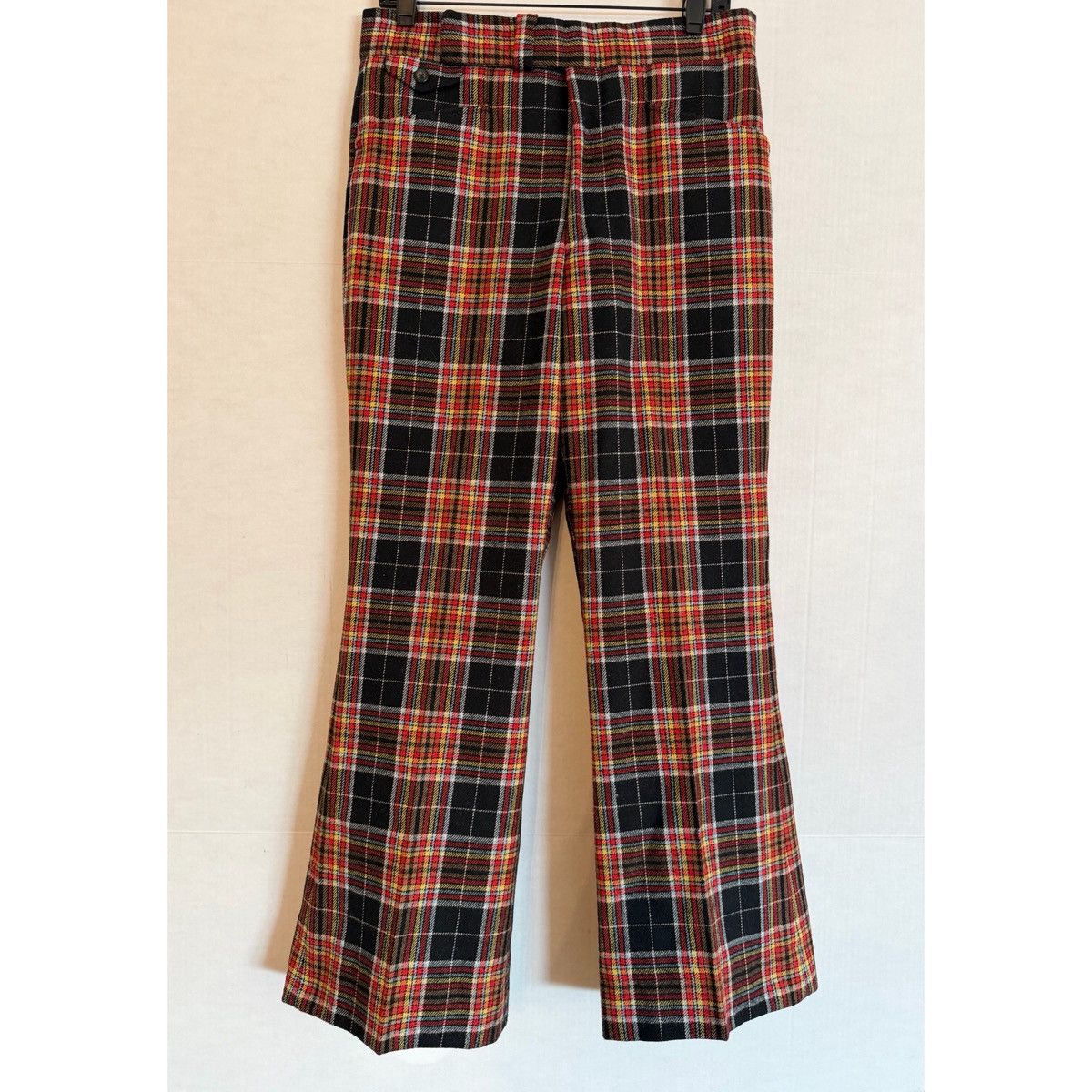Vintage VINTAGE PLAID FLARE PANTS Size US 32 / EU 48 - 23 Thumbnail