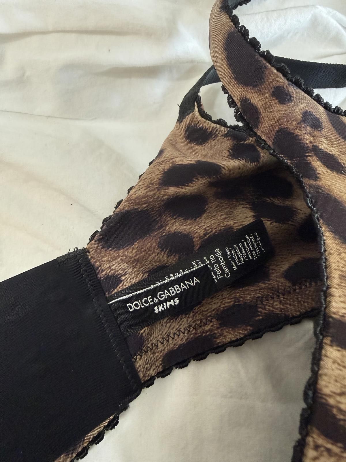 Swims DOLCE&GABBANA X SKIMS TEARDROP PUSH-UP BRA LEOPARD / 36DD Size ONE SIZE - 3 Thumbnail