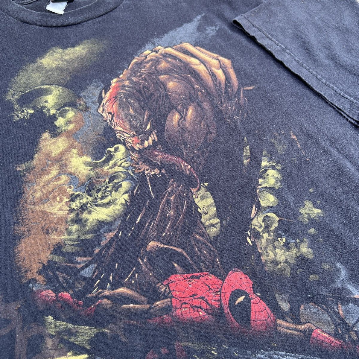 Marvel Comics Vintage Y2K Venom Spider-Man Tee 5XL Oversized Size US XXL / EU 58 / 5 - 3 Thumbnail