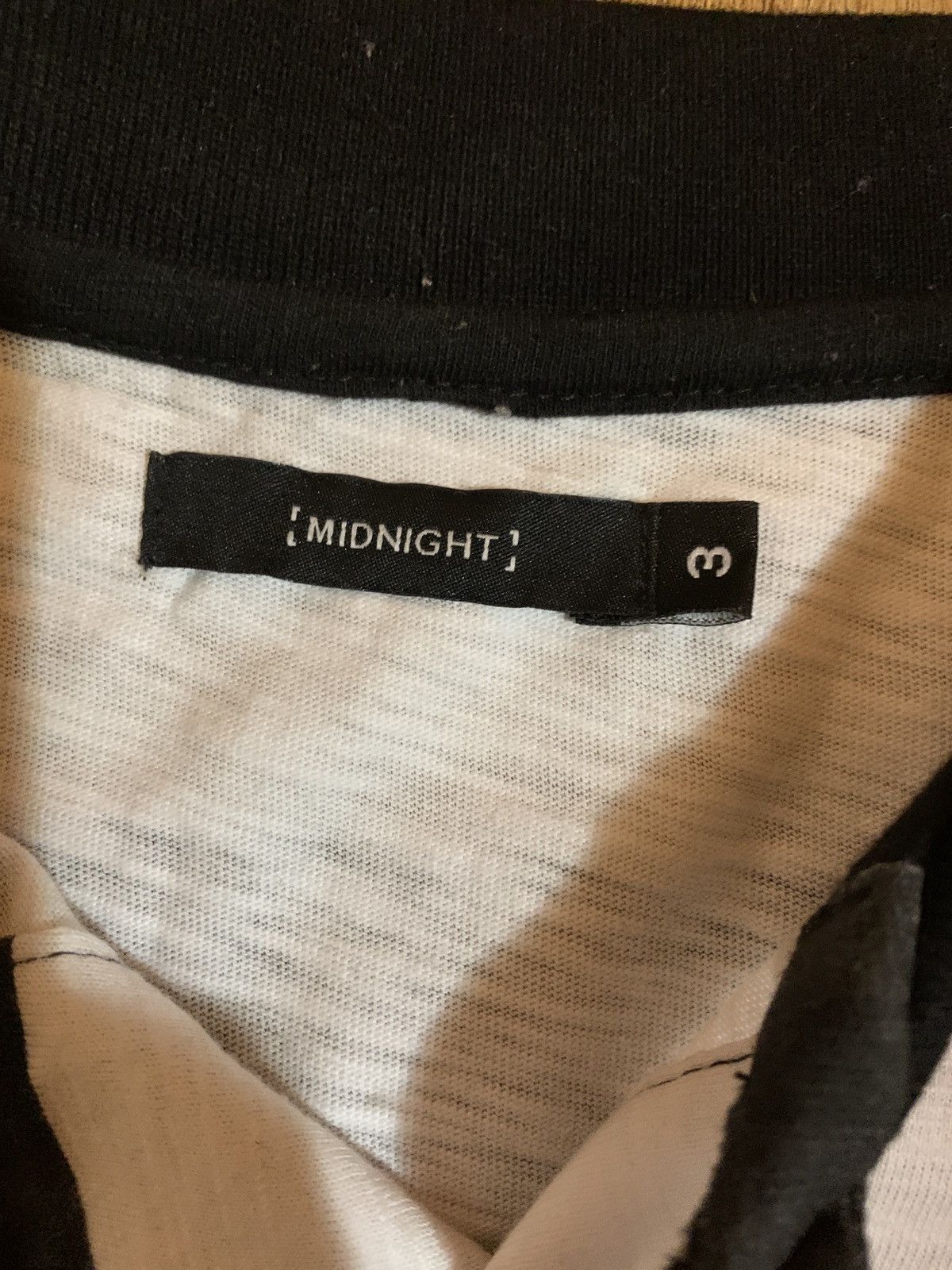 Midnight Studios Midnight Studios Death Disco Striped Polo 2015 Size US L / EU 52-54 / 3 - 3 Thumbnail