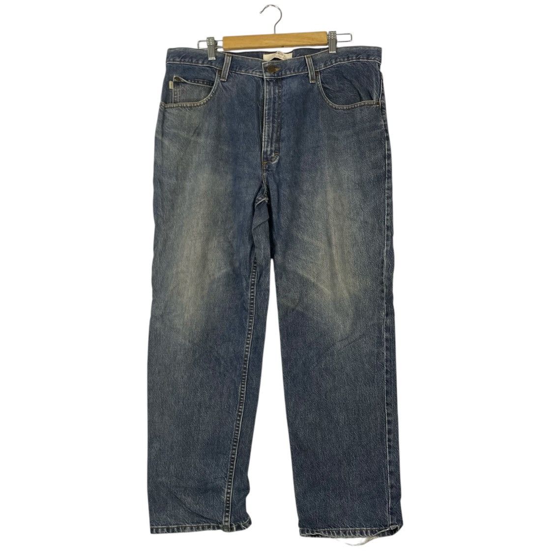 Designer × Vintage Vintage LL Bean Double Jeans Vtg Comfort Waist Outdoor Vtg Size US 38 / EU 54 - 1 Thumbnail
