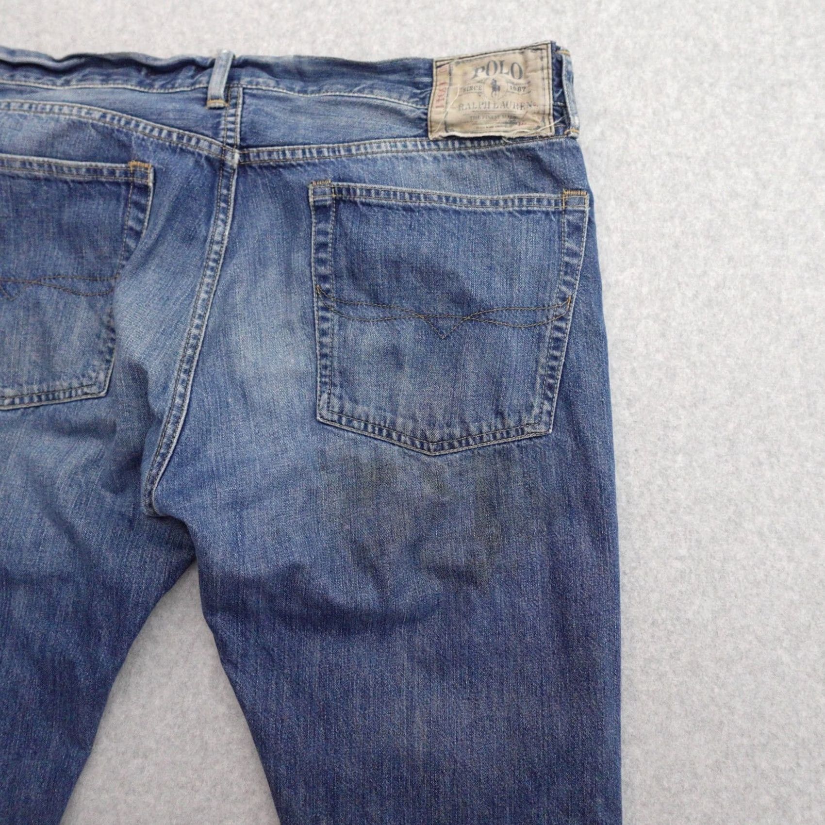 Polo Ralph Lauren VINTAGE Polo Ralph Lauren Jeans Adult Size 36 Blue Distressed Size US M / EU 48-50 / 2 - 4 Thumbnail