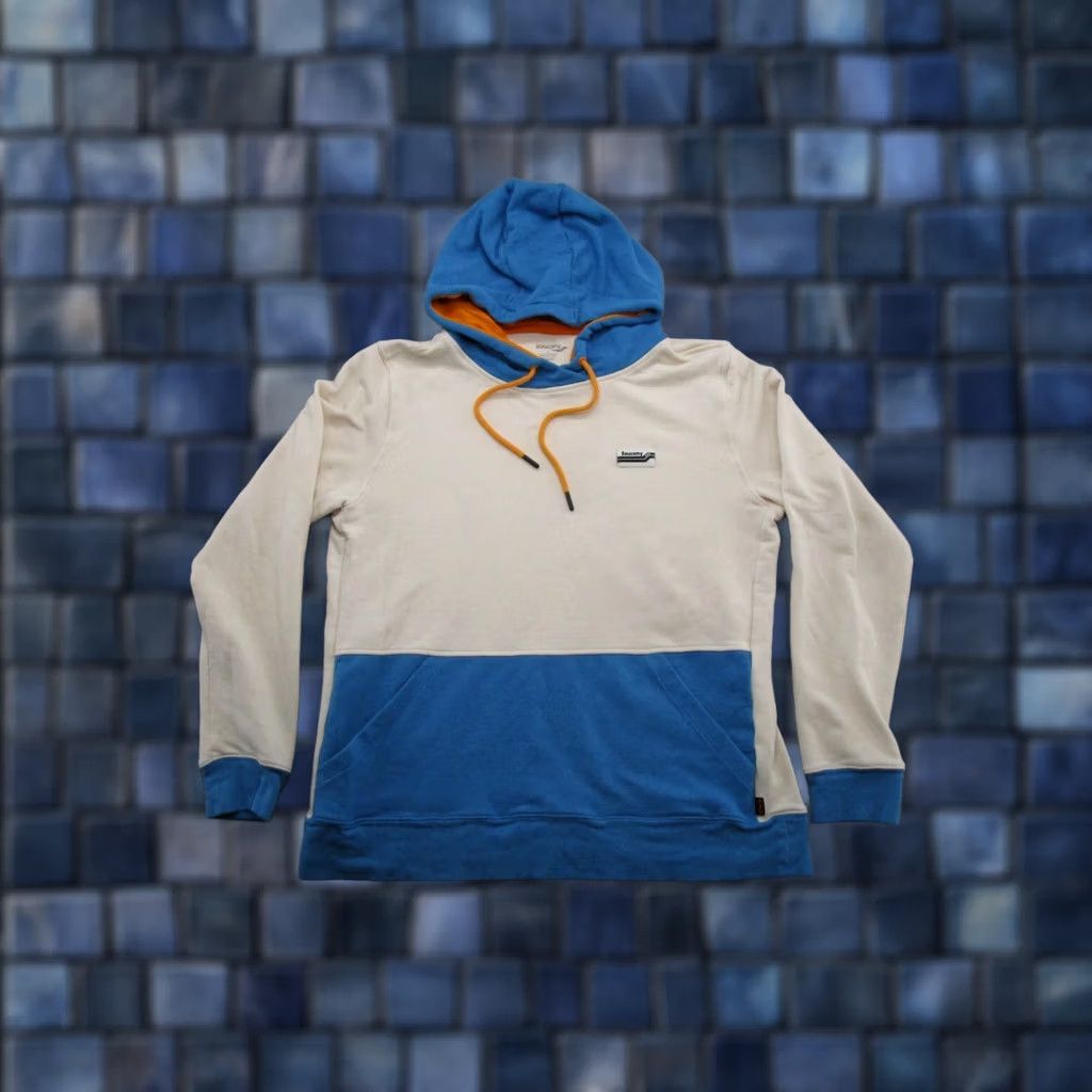 Saucony Saucony Colorblock Women's Hoodie Pullover SZ L Multicolor Stretch Activewear Hoodie Womens L Colorblock Pullover Hoodie Size L / US 10 / IT 46 - 1 Thumbnail