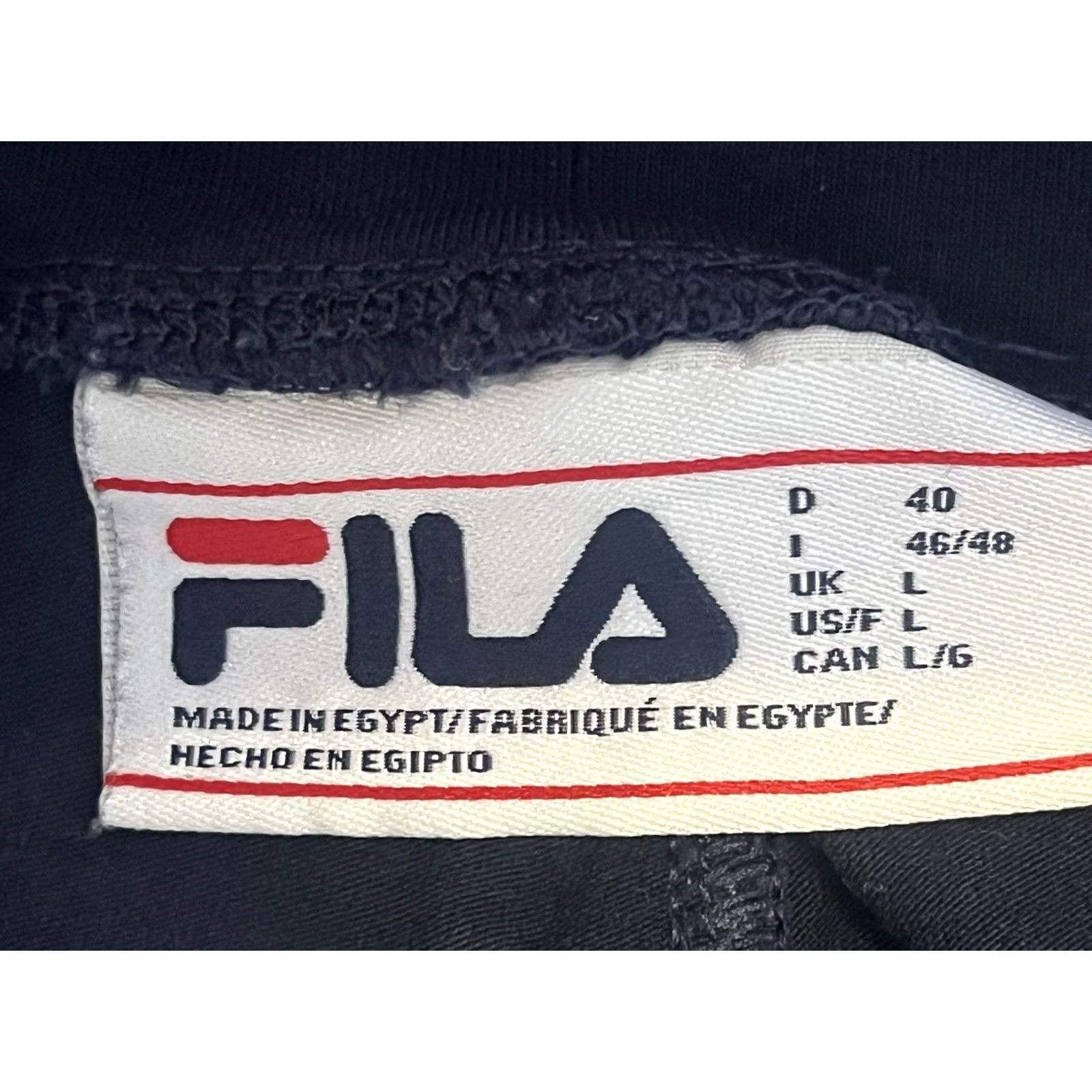 Fila FILA Leggings Logo on Pant Leg Blue Women Size L Regular Activewear Women Leggings Ankle Logo Size 36" / US 14 / IT 50 - 7 Thumbnail