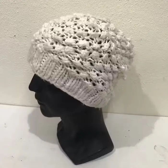 H&M × Vintage H&M Knit Beanie Hat Size ONE SIZE - 2 Thumbnail