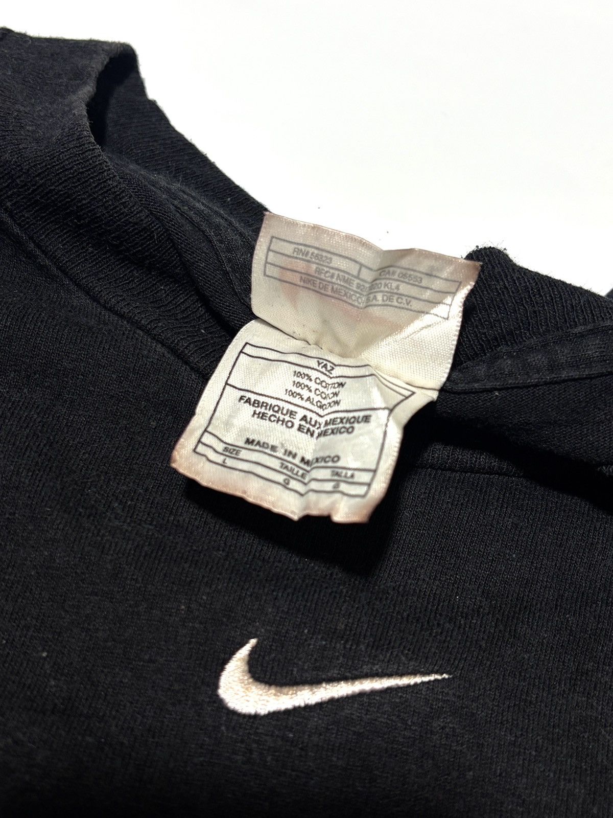 Vintage Vintage nike middle swoosh sweater Size US L / EU 52-54 / 3 - 5 Thumbnail