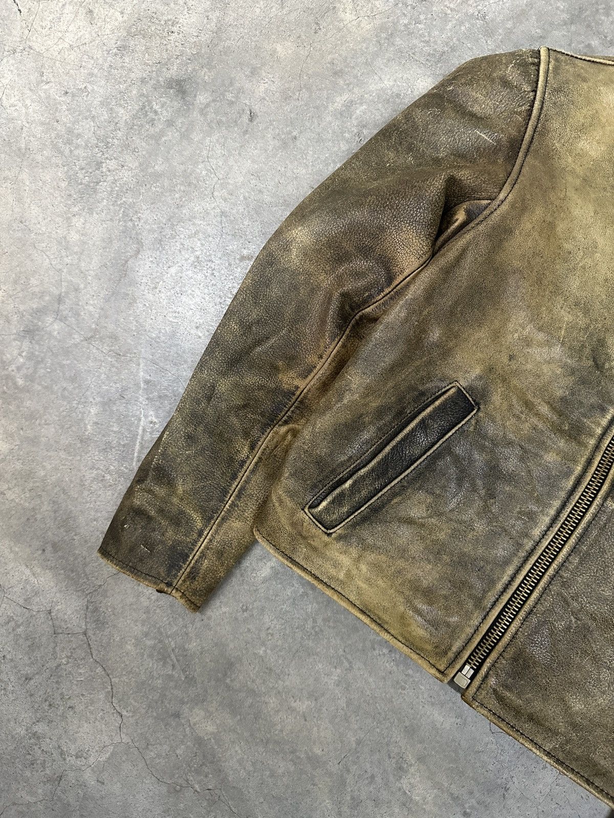 I Am Not A Human Being × Vintage Vintage Human Being Leather Jacket Size US M / EU 48-50 / 2 - 5 Thumbnail