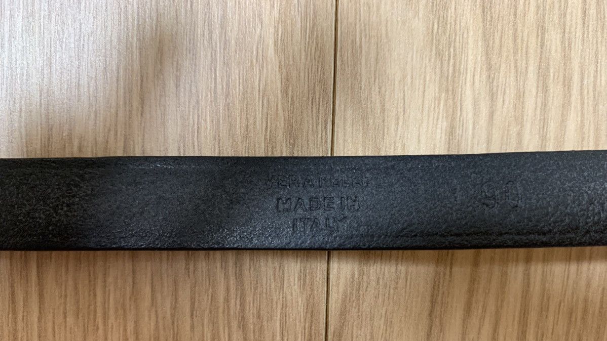 Marc Jacobs Marc Jacobs Black Skinny Belt Rare Size 30 - 4 Thumbnail