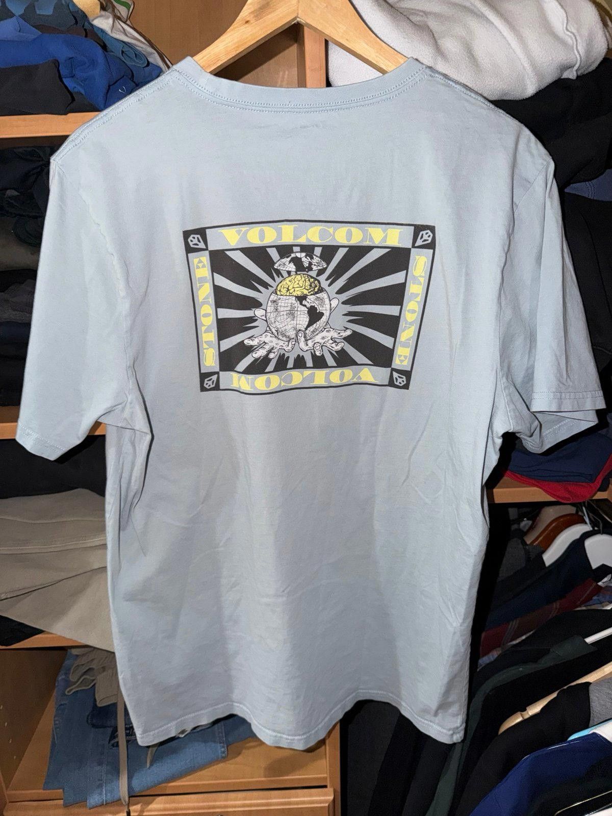 Volcom Volcom Stone Globe Brain Tee Mens LG Vintage Y2K 90s Rare Size US L / EU 52-54 / 3 - 1 Thumbnail