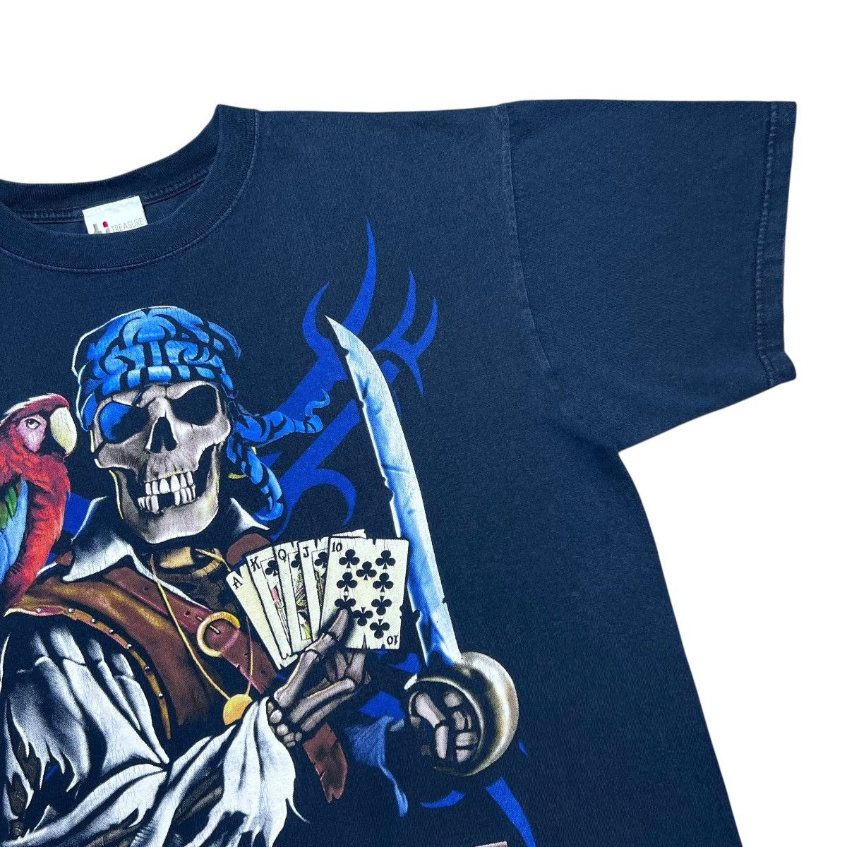 Other Vtg 2000s Treasure Island Read Em & Weep Skeleton Pirate Tee Size US L / EU 52-54 / 3 - 6 Thumbnail