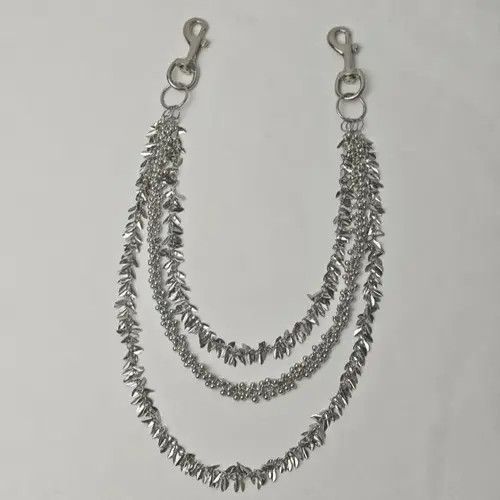 VIBE Copper Leaf Round Bead Pants Chain Size ONE SIZE - 7 Thumbnail