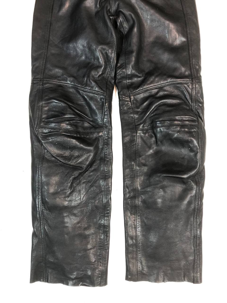 Other Vintage Rare Moto Biker Leather Pants Size US 29 - 2 Thumbnail