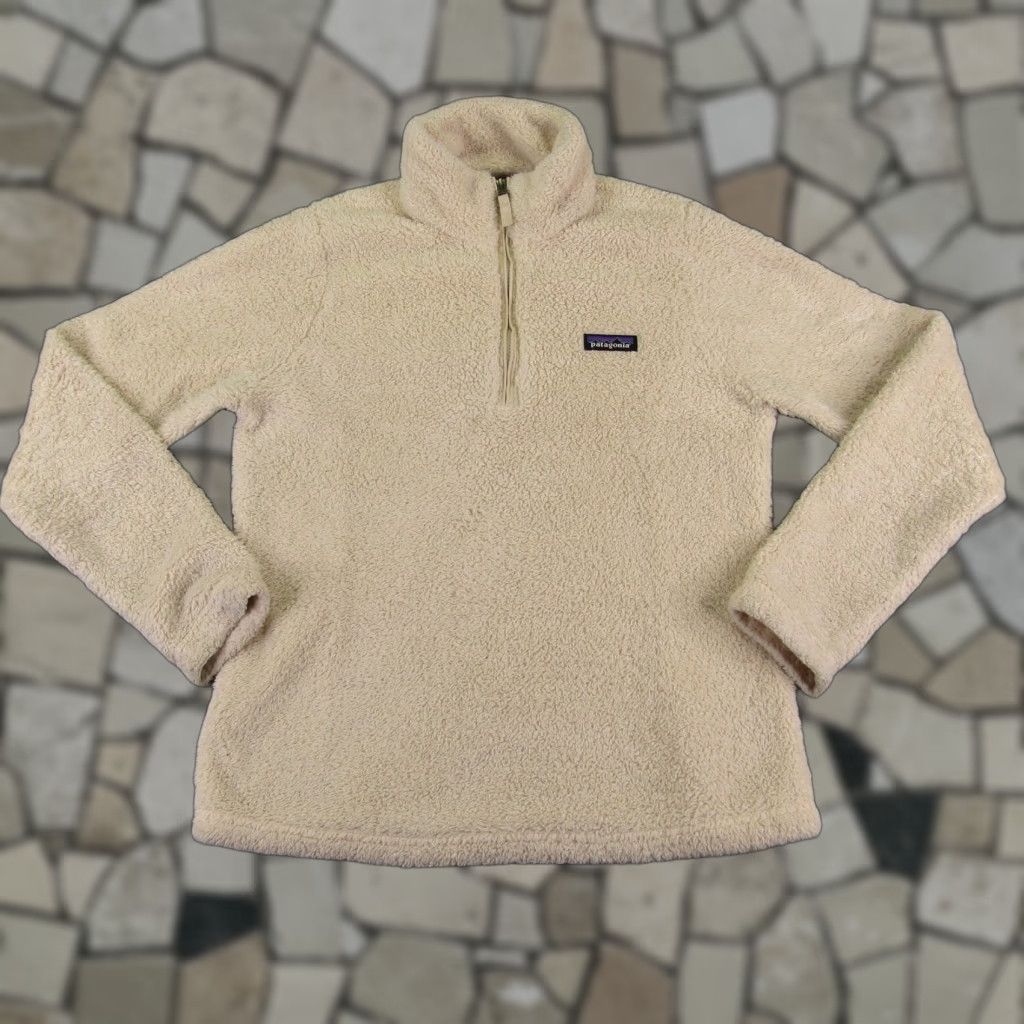 Patagonia Patagonia Los Gatos Fleece Jacket Womens M Tan Beige 1/4 Zip Zip Pullover Long Sleeve Casual Outdoor Size M / US 6-8 / IT 42-44 - 1 Thumbnail