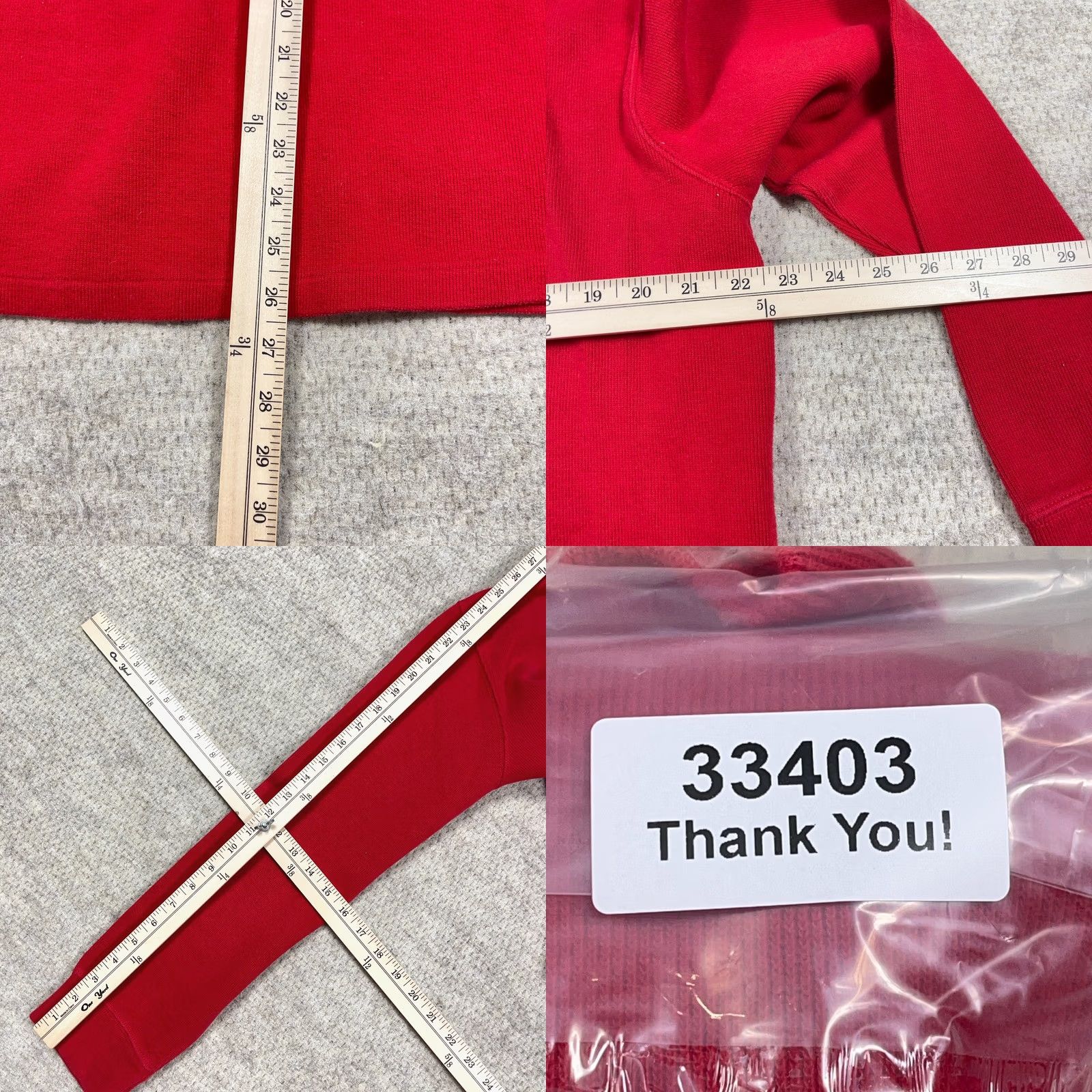 Polo Ralph Lauren VINTAGE Polo Ralph Lauren Sweater Mens XL Red 1/4 Zip Pullover Mock Neck Solid Knit ** Size US XL / EU 56 / 4 - 8 Thumbnail