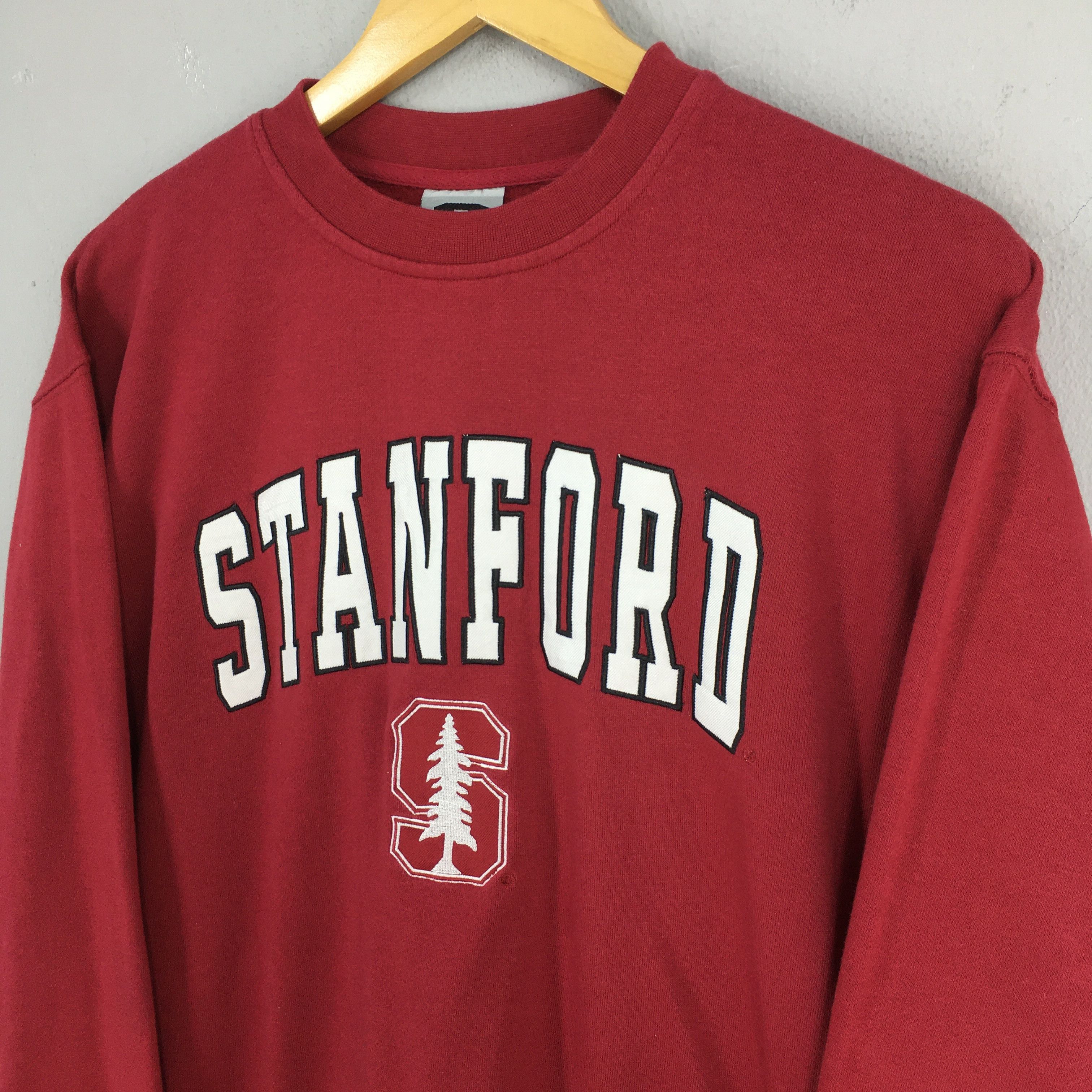 NCAA × Vintage Vintage Y2K Stanford University Red Sweatshirt Medium Size US M / EU 48-50 / 2 - 3 Thumbnail