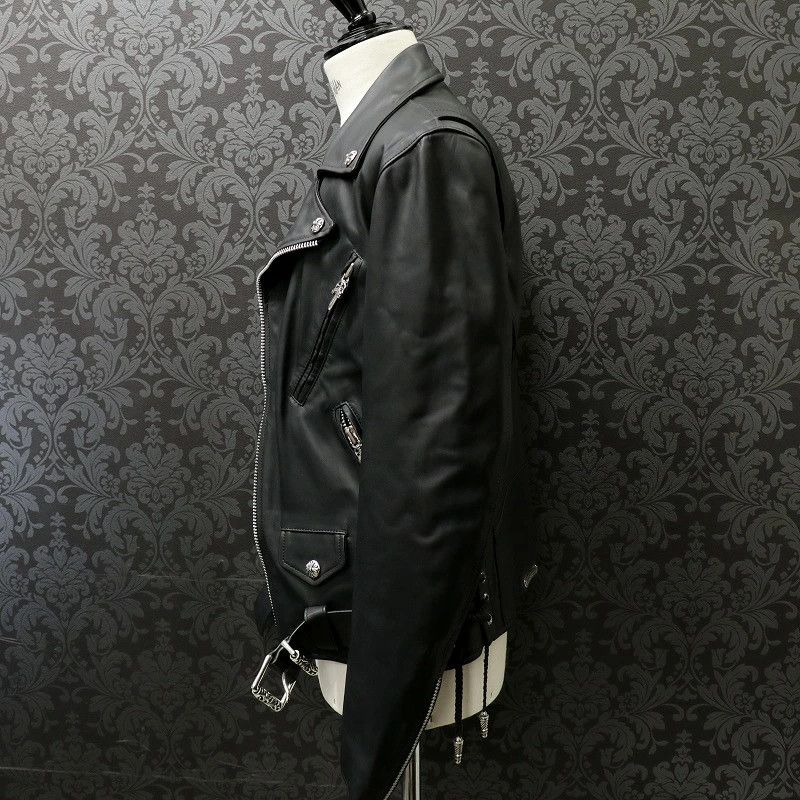 Chrome Hearts Chrome Hearts JJ Dean Leather Riders Jacket Size US M / EU 48-50 / 2 - 2 Thumbnail