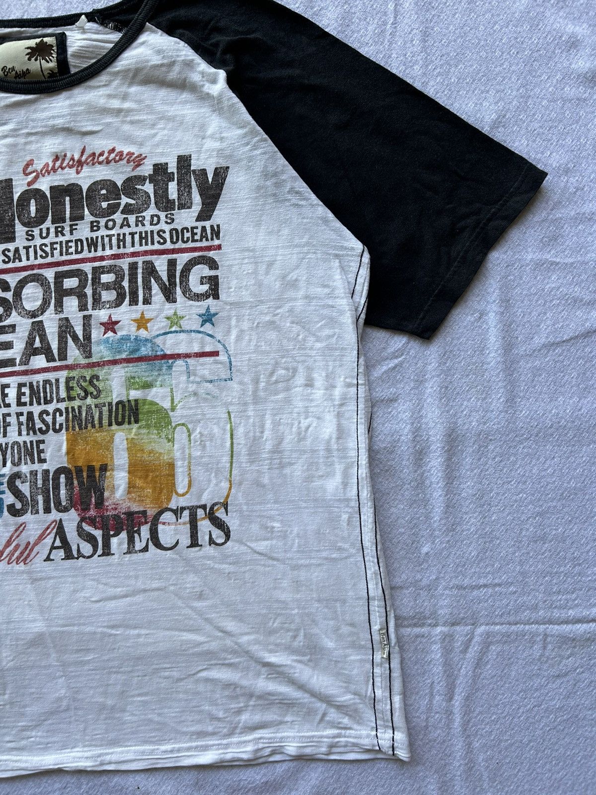 20471120 × Beauty Beast × Japanese Brand Ben Aipa Surfwear Poem Absorbing Ocean Tees Size US L / EU 52-54 / 3 - 4 Thumbnail