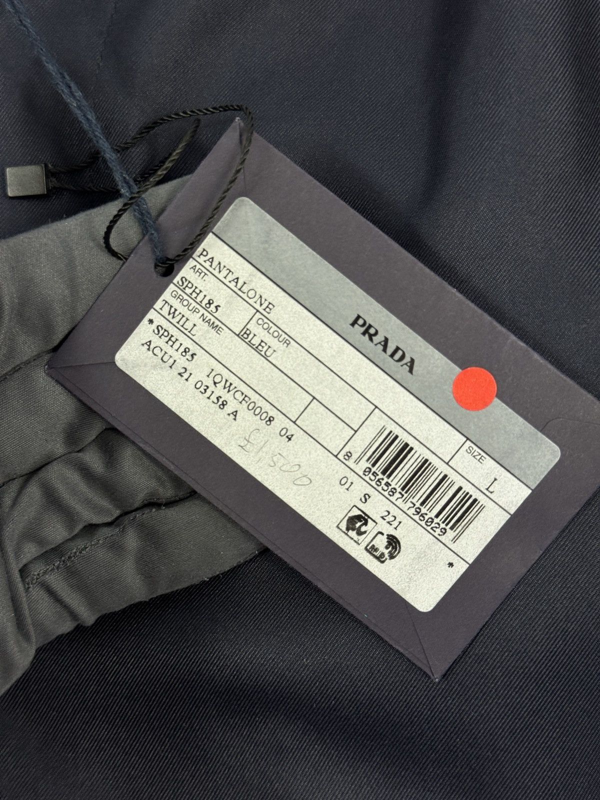 Prada SILK TAPERED TROUSERS Size US 34 / EU 50 - 10 Thumbnail
