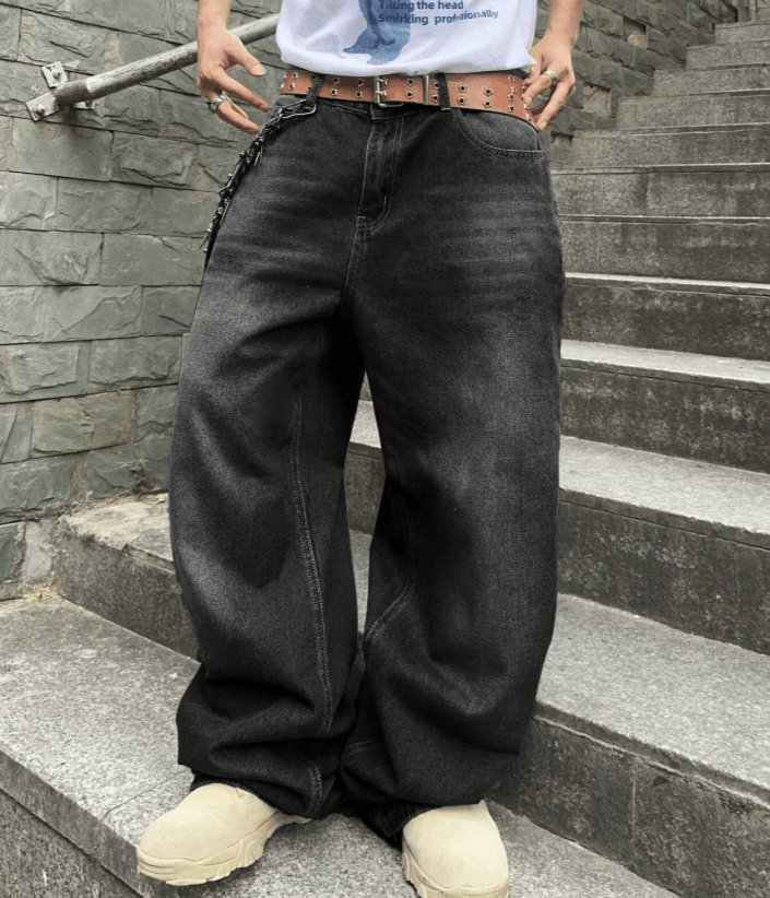 Japanese Brand American Street Loose Jeans Size US 30 / EU 46 - 4 Thumbnail