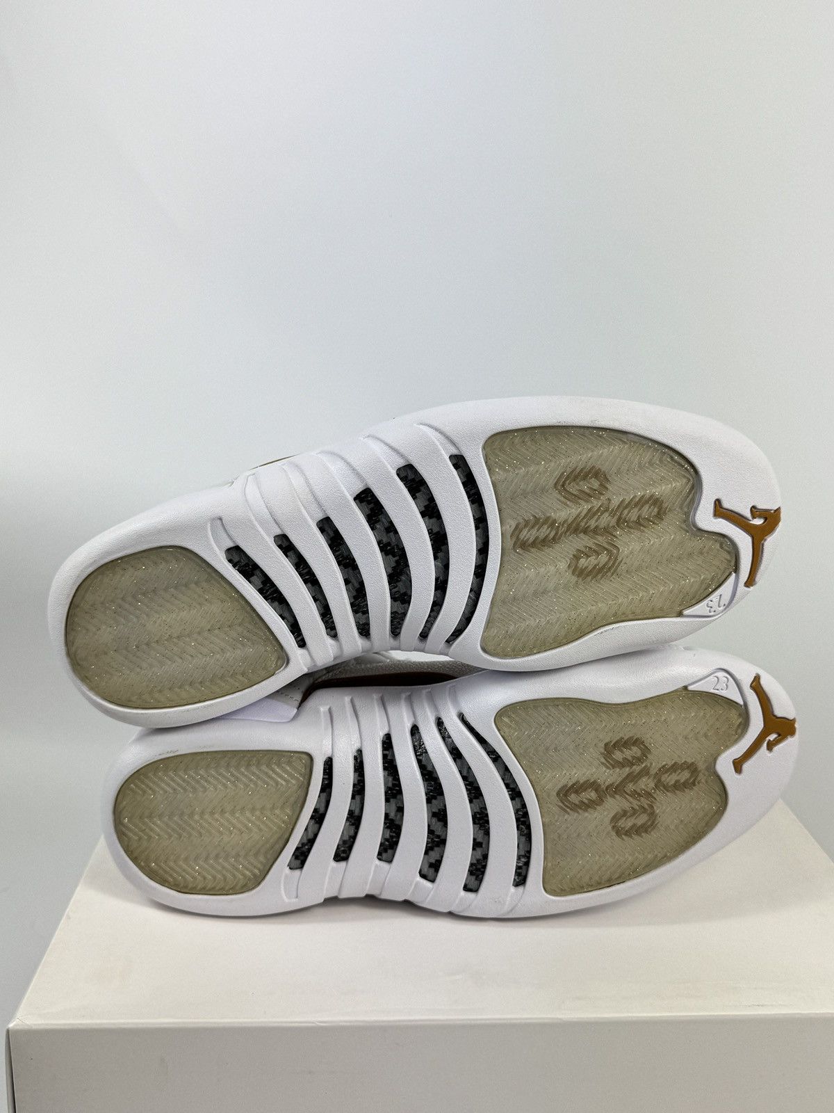 Drake AIR JORDAN 12 RETRO OVO SNEAKERS Size US 10 / EU 43 - 5 Thumbnail