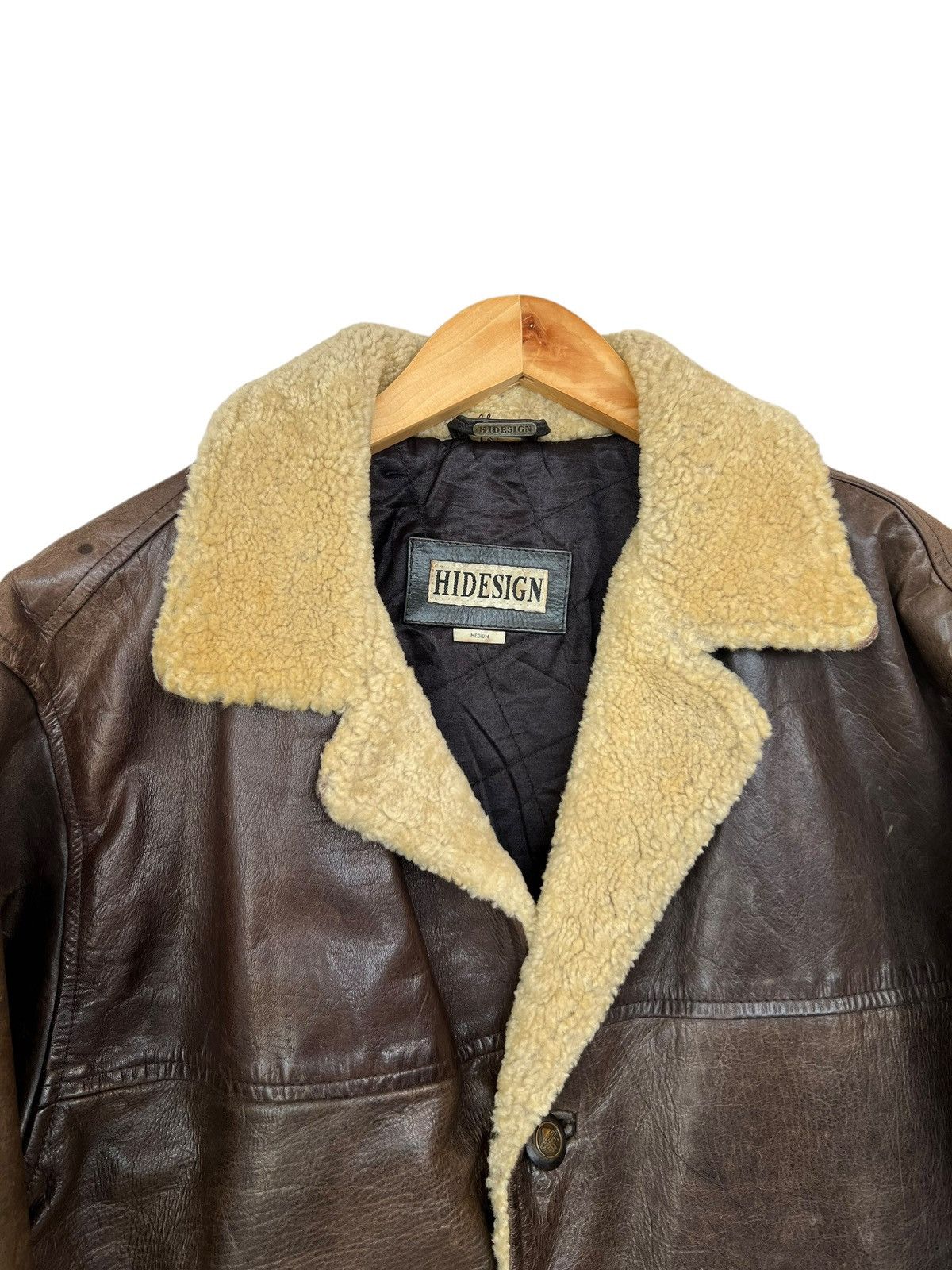 Japanese Brand HideDesign Fur Fleece Sunfaded Gothic Jacket Size US L / EU 52-54 / 3 - 6 Thumbnail