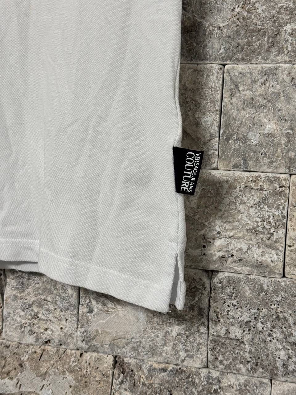 Versace Versace Jeans Couture White Polo Shirt Size US XS / EU 42 / 0 - 2 Thumbnail