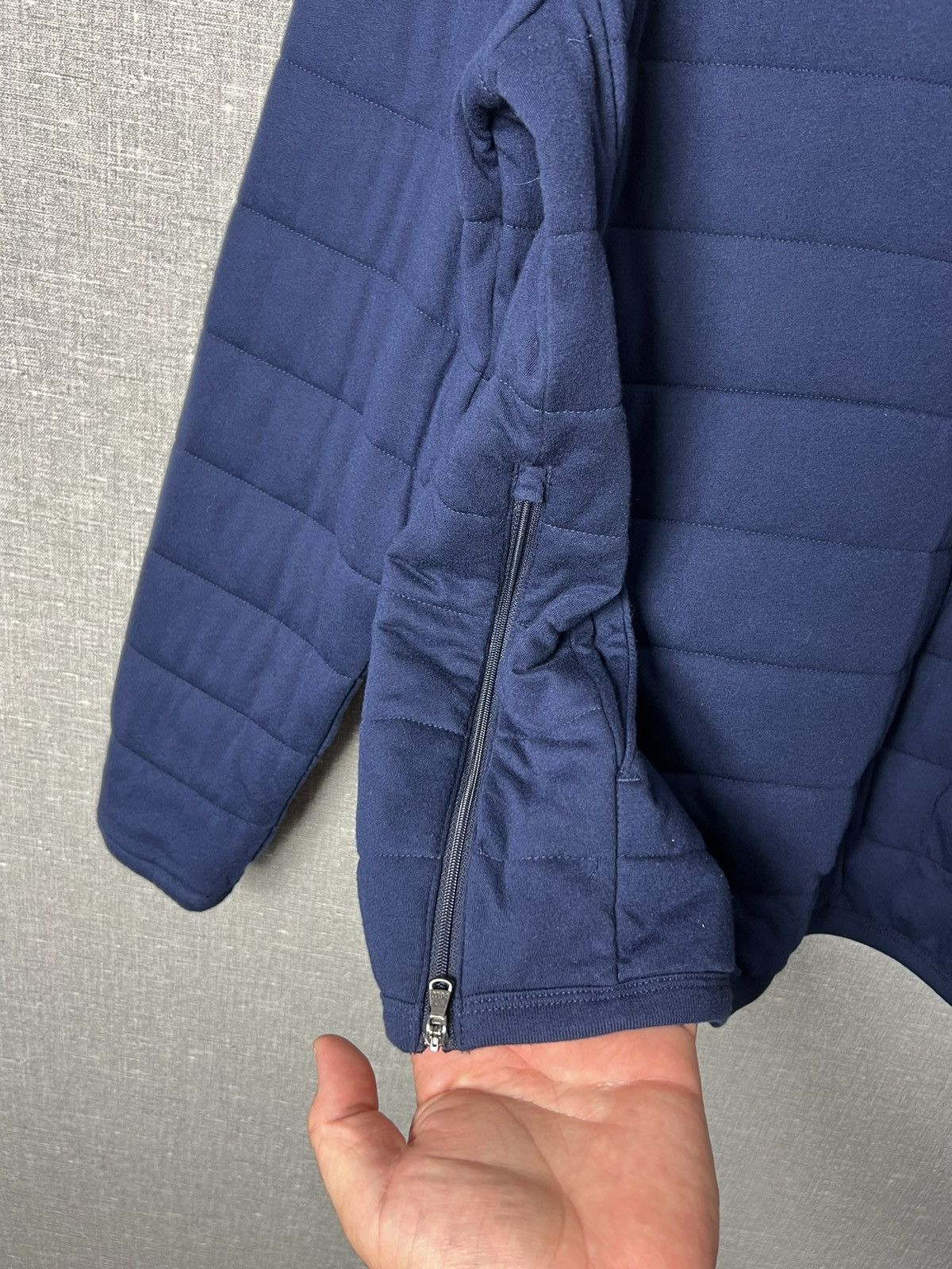 Polo Ralph Lauren × Ralph Lauren × Vintage Rare Polo Ralph Lauren Quilted Sweatshirt Size US L / EU 52-54 / 3 - 8 Thumbnail