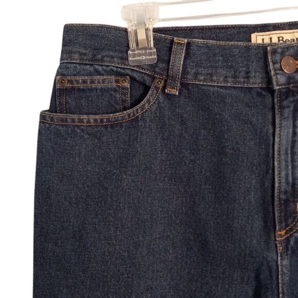 L.L. Bean L.L. Bean Size 14P Jeans Womens Classic Curvy Fit 100% Cotto Size 34" / US 12 / IT 48 - 3 Thumbnail