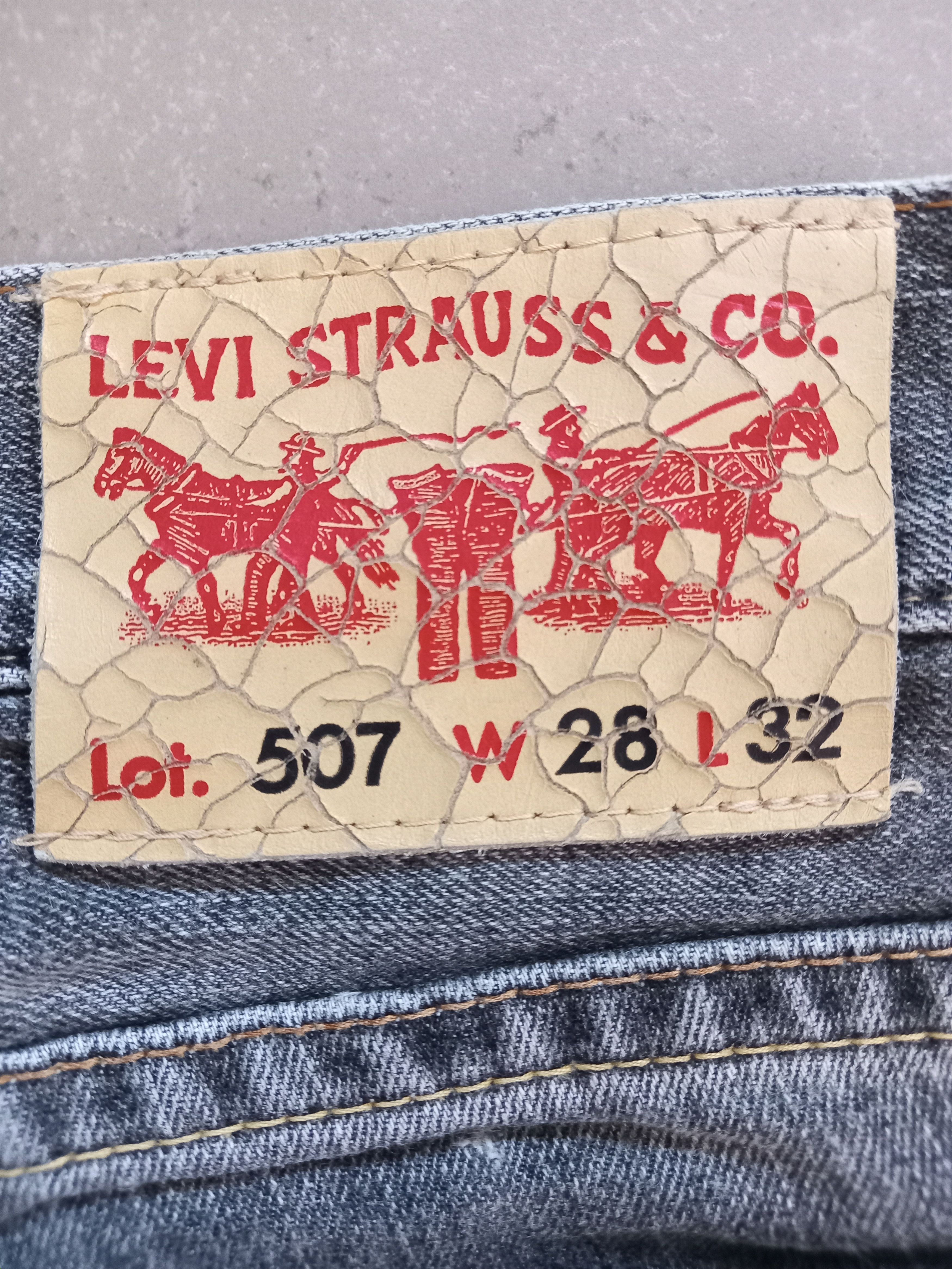 Hysteric Glamour Rare💥LEVI'S 507 Flare Black Stoned Washed Multipocket Jeans Size US 28 / EU 44 - 11 Thumbnail