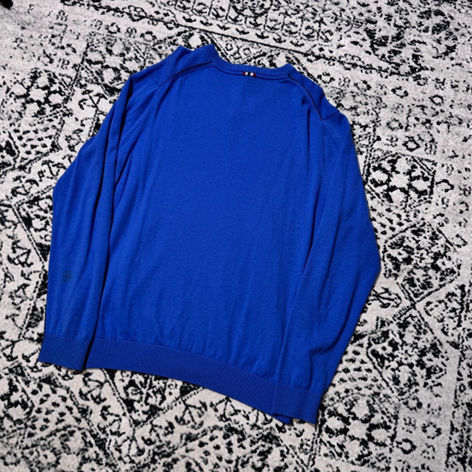 Napapijri × Vintage Vintage Napapijri Blue Wool Sweater Size XL Y2K 90s Hiking Size US XL / EU 56 / 4 - 13 Thumbnail