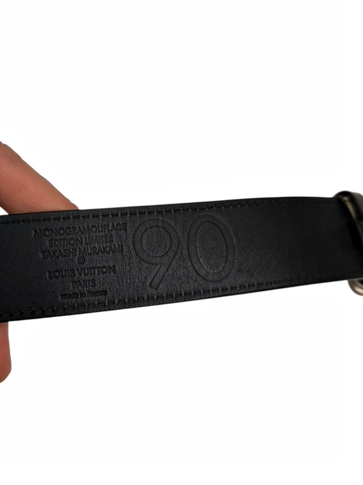 Louis Vuitton × Takashi Murakami GRAIL 2007 Monogramouflage Camouflage (Camo) Belt Size 34 - 2 Thumbnail